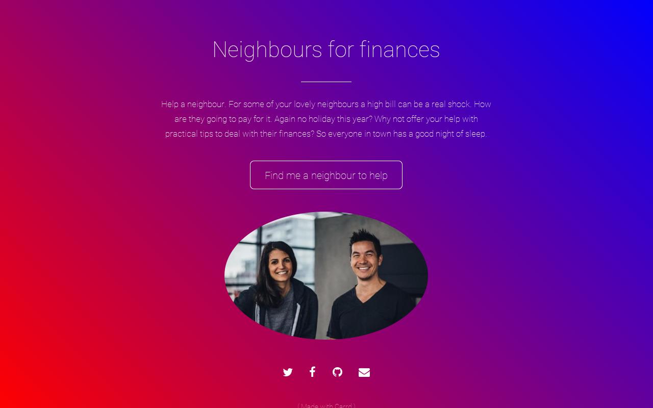 Carrd profile picture for @neighbours